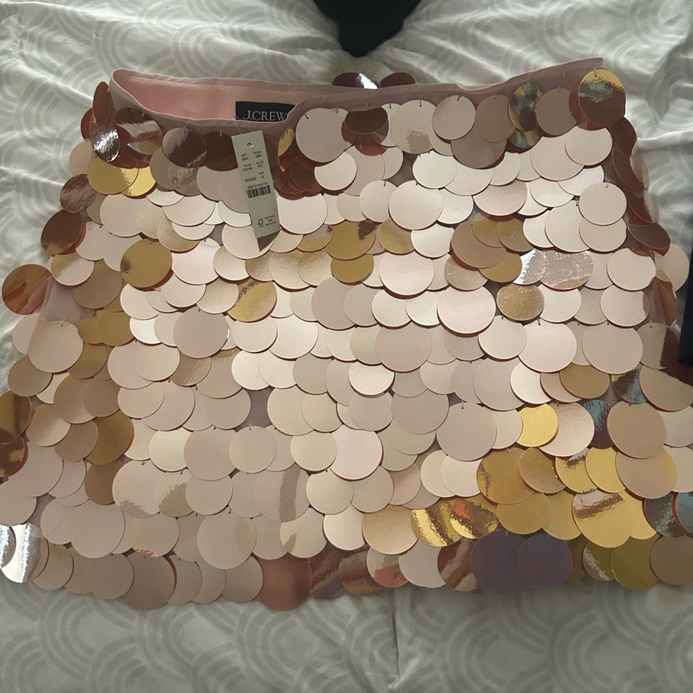J. Crew Multi-Tone Sequin Mini Skirt